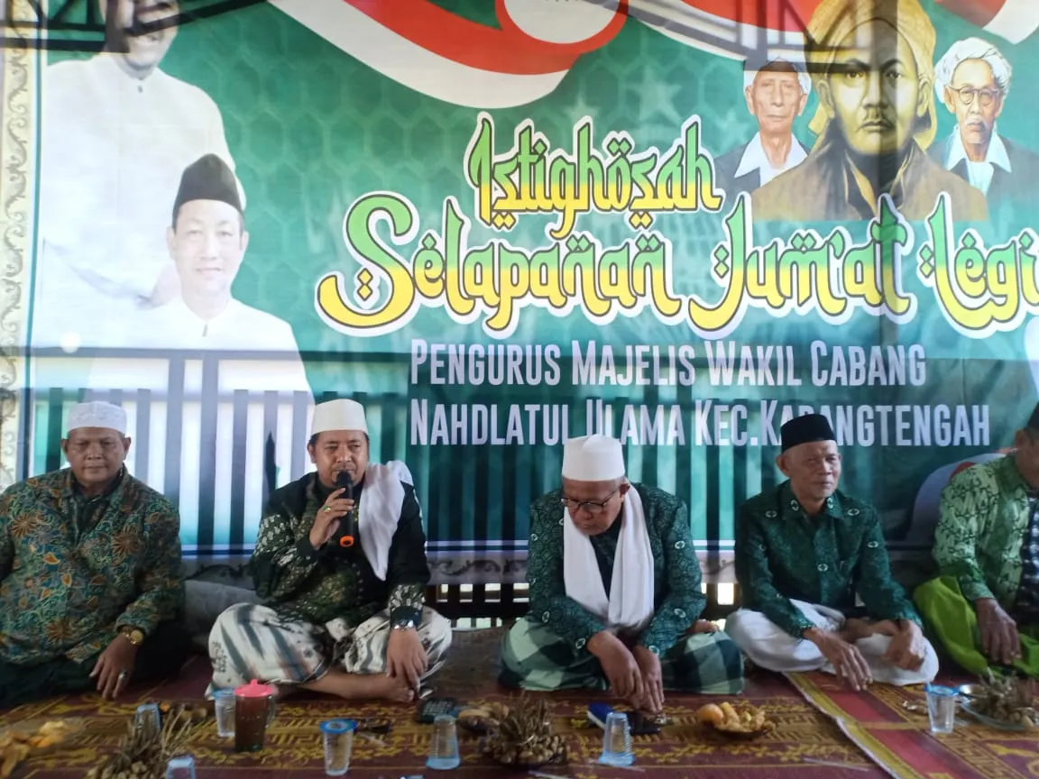 Majelis Wakil Cabang NU Karangtengah Kembali adakan Selapanan Jum’at Legi