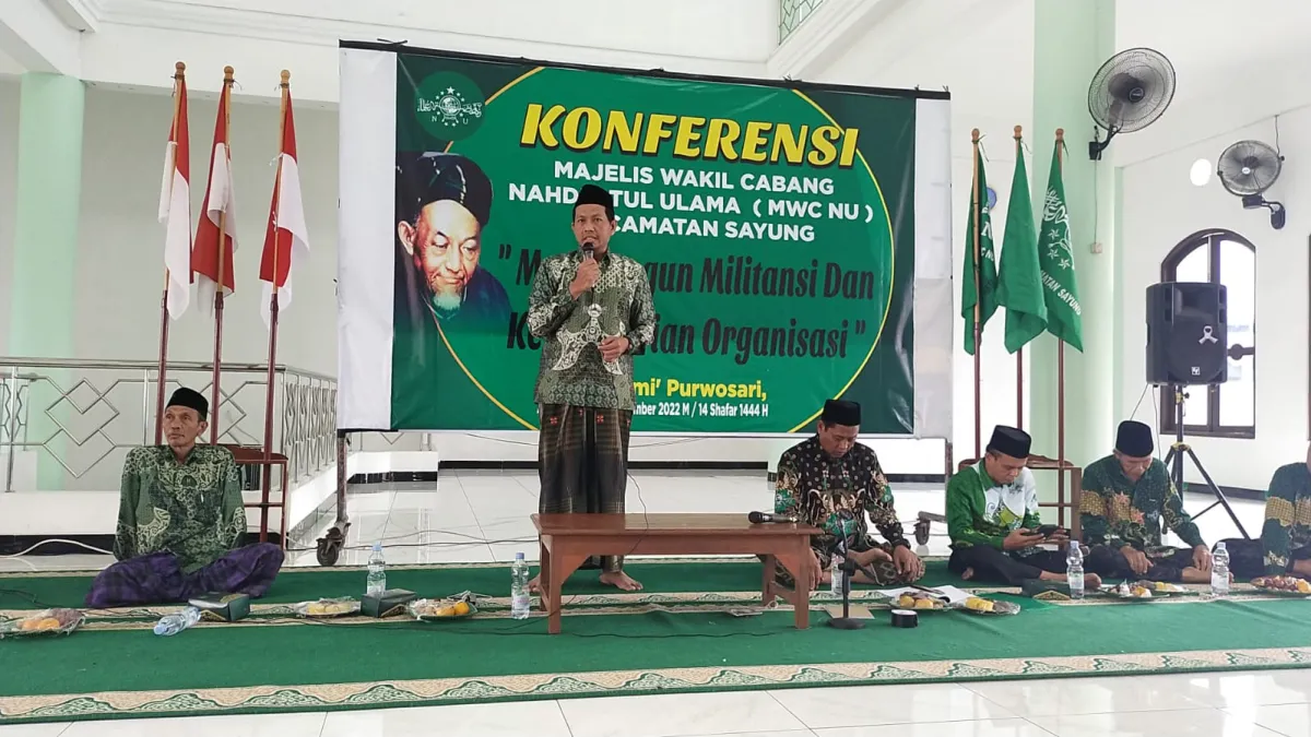 Kemandirian Dan Militisansi Organisasi Jadi Semangat Konferensi MWCNU Sayung Demak