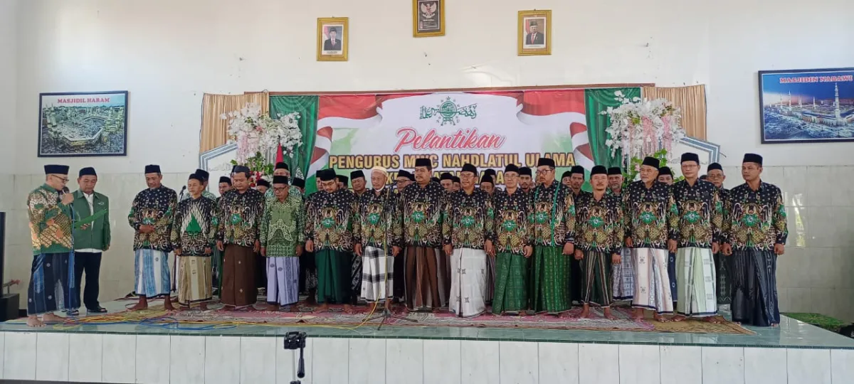 Pelantikan Pengurus MWCNU Dan Ranting Se Kecamatan Gajah