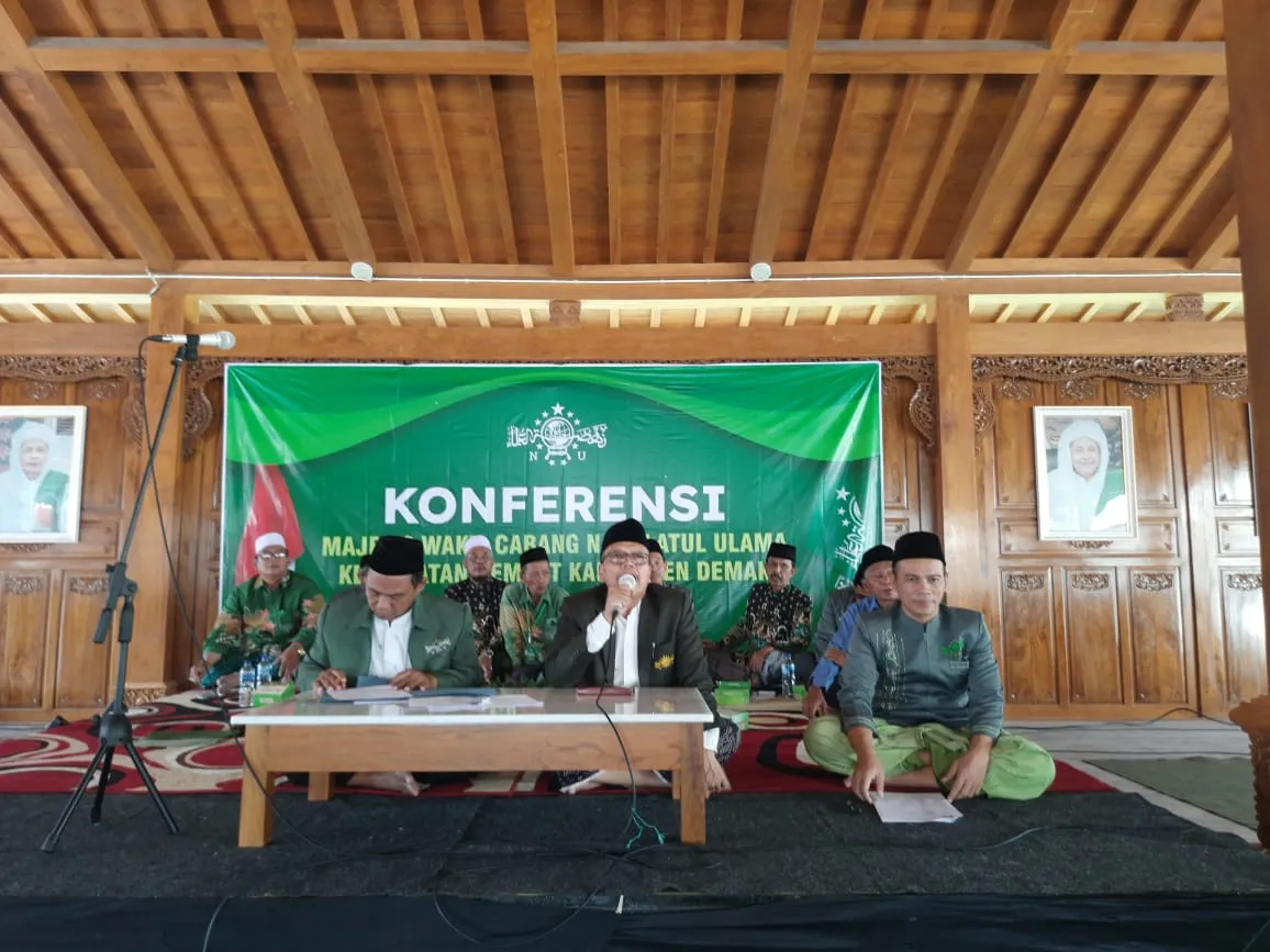Konferensi MWC NU Dempet, Arif Hidayatullah Terpilih Ketua