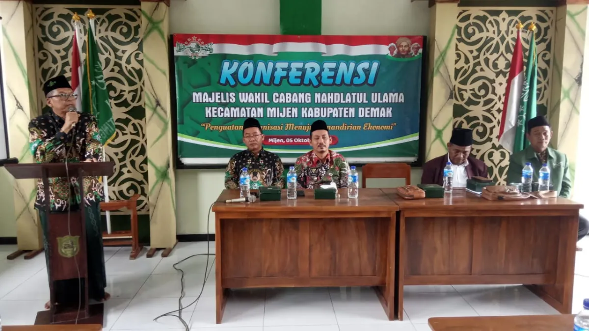 Militansi Dan Kemandirian Jadi Semangat Konferensi MWCNU Mijen Demak
