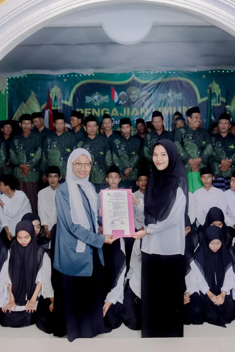 NU Dan Banom Ranting Margolinduk  Gelar Pelantikan Bersama