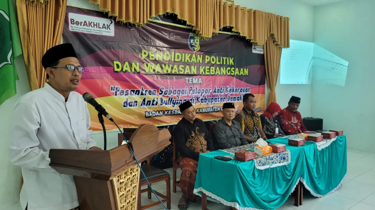 Sosialisasi 4 Pilar Kebangsaan Di Pondok Pesantren Manbaul Quran
