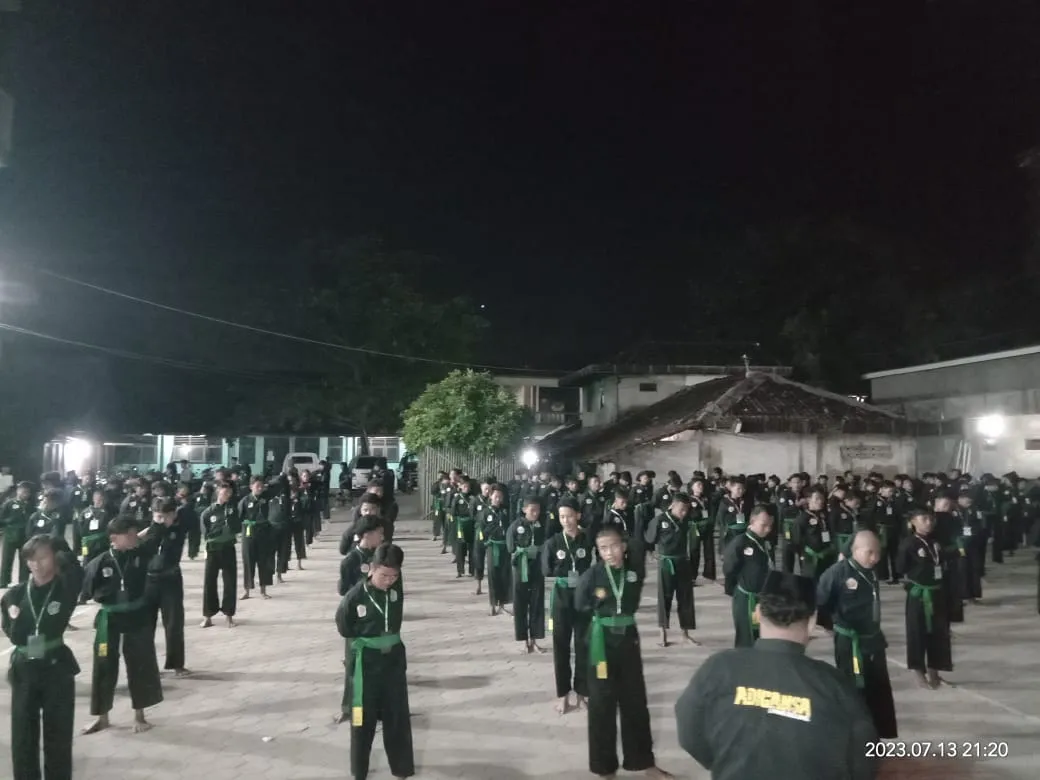 Ujian Kenaikan Tingkat  Warga Pagar Nusa, Santri PN Tegaskan untuk Mengawal Kiai