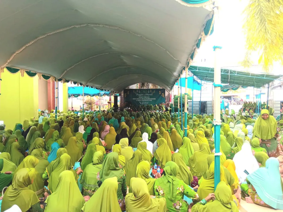 PAC Muslimat NU Karanganyar Gelar Pengajian Rutin Selapanan