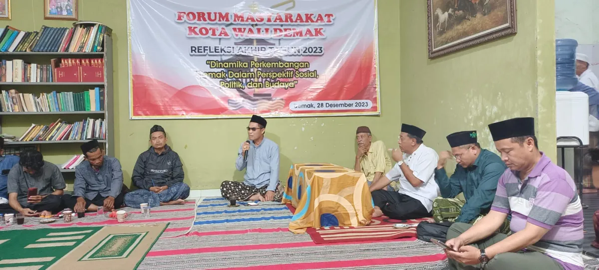 Refleksi Akhir Tahun, Forum Masyarakat Kota Wali Ajak Perkuat Jatidiri Demak