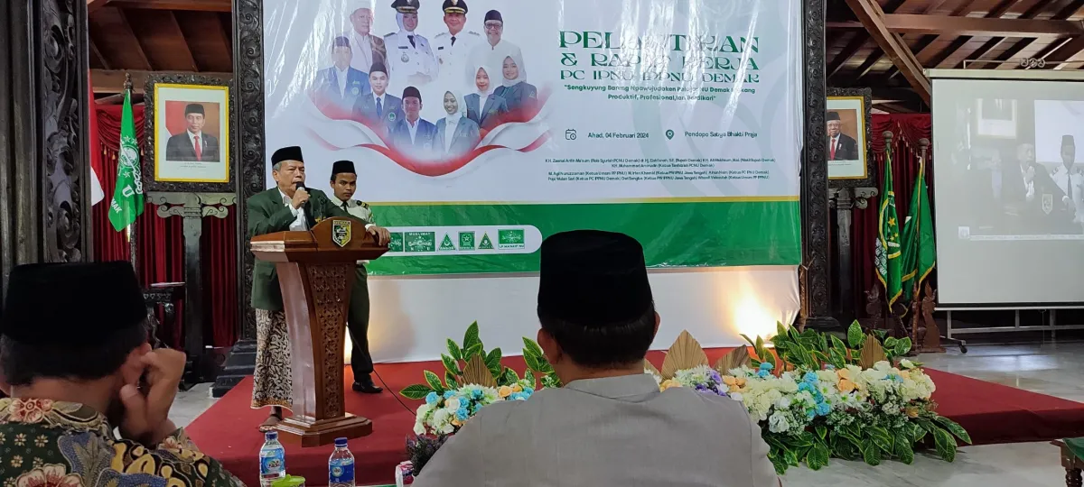 Pelantikan Dan Raker IPNU-IPPNU, Begini Pesan Ketua PCNU Demak