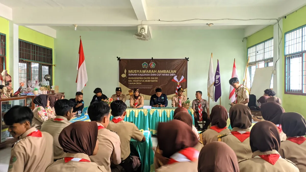 Reorganisasi, Dewan Ambalan Pramuka MA Hidayatul Mubtadiin Laksanakan Musyawarah