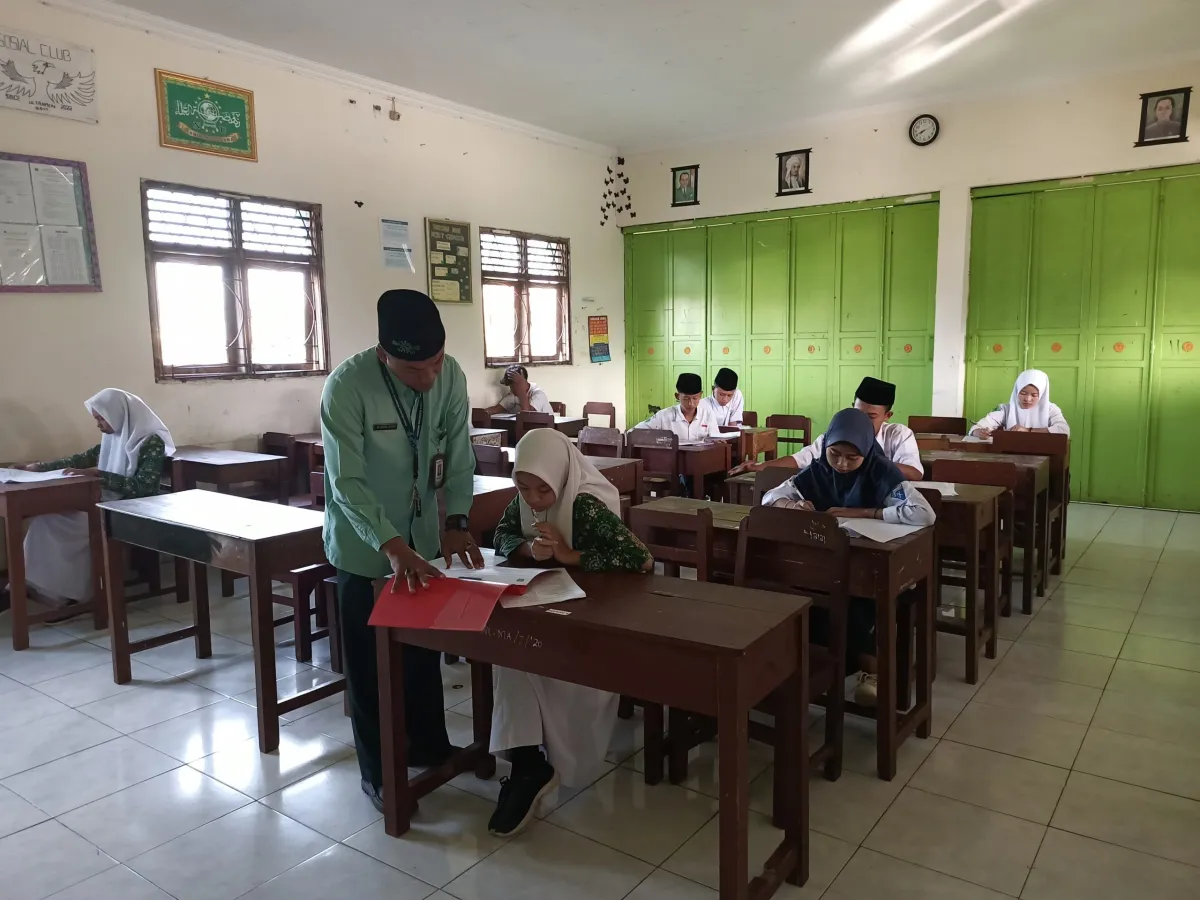 Upaya menjaring peserta didik berkwalitas, MA Miftahussalam adakan Tes Pemetaan Gelombang 2 PPDB 2024