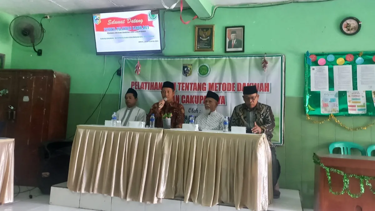 Tingkatkan Kapasitas Dan Kompetensi Para Da'i, MUI Demak Gelar Pelatihan