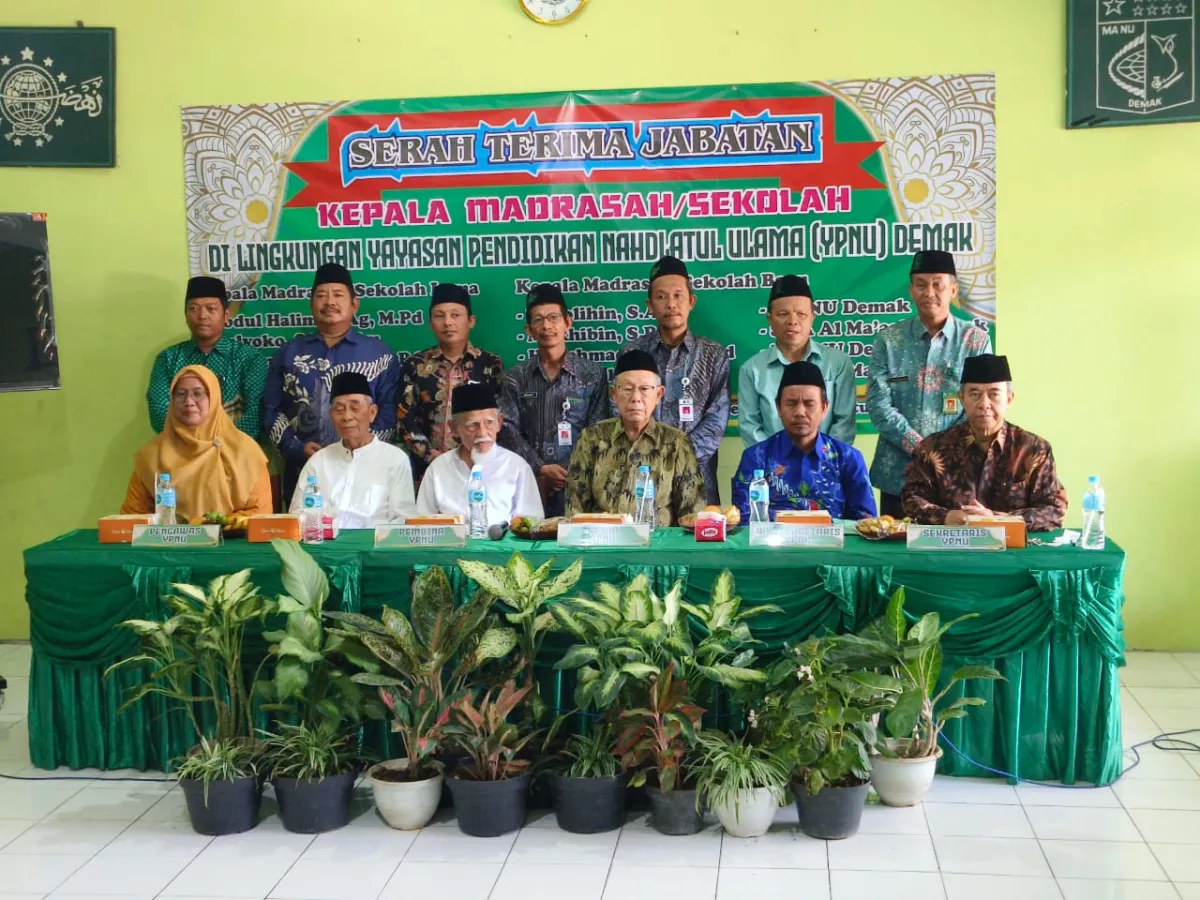 Alumni SMA Al Ma’arif Demak Apreasiasi atas Sertijab Kepala Sekolah/Madrasah Dibawah Yayasan Pendidikan NU Demak