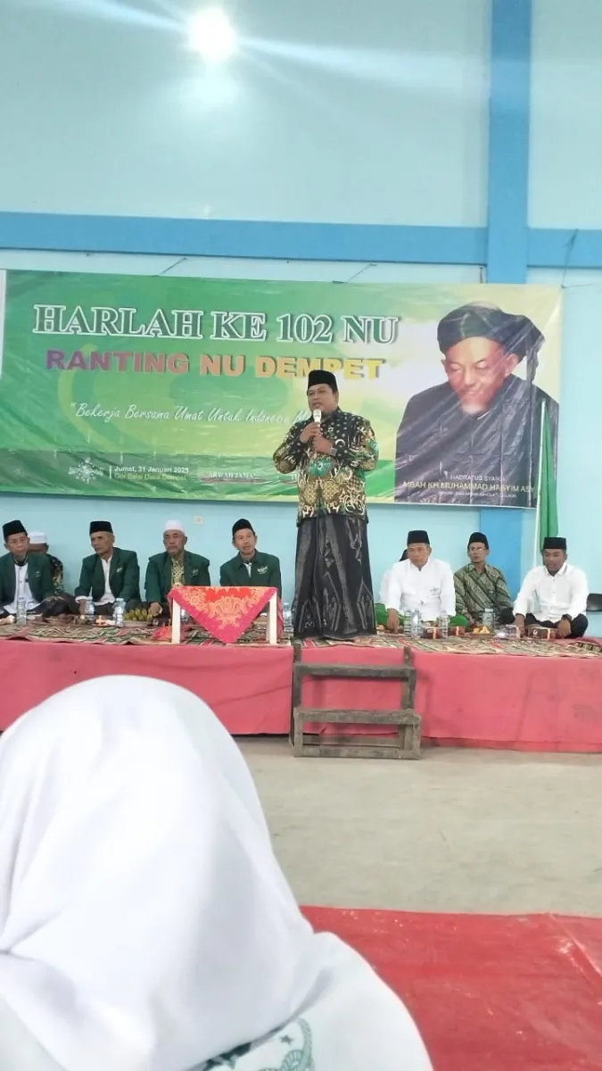 NU Ranting Dempet Gelar Harlah NU ke 102; Momentum Membangun Sinergitas Harokah Dalam Ber-NU