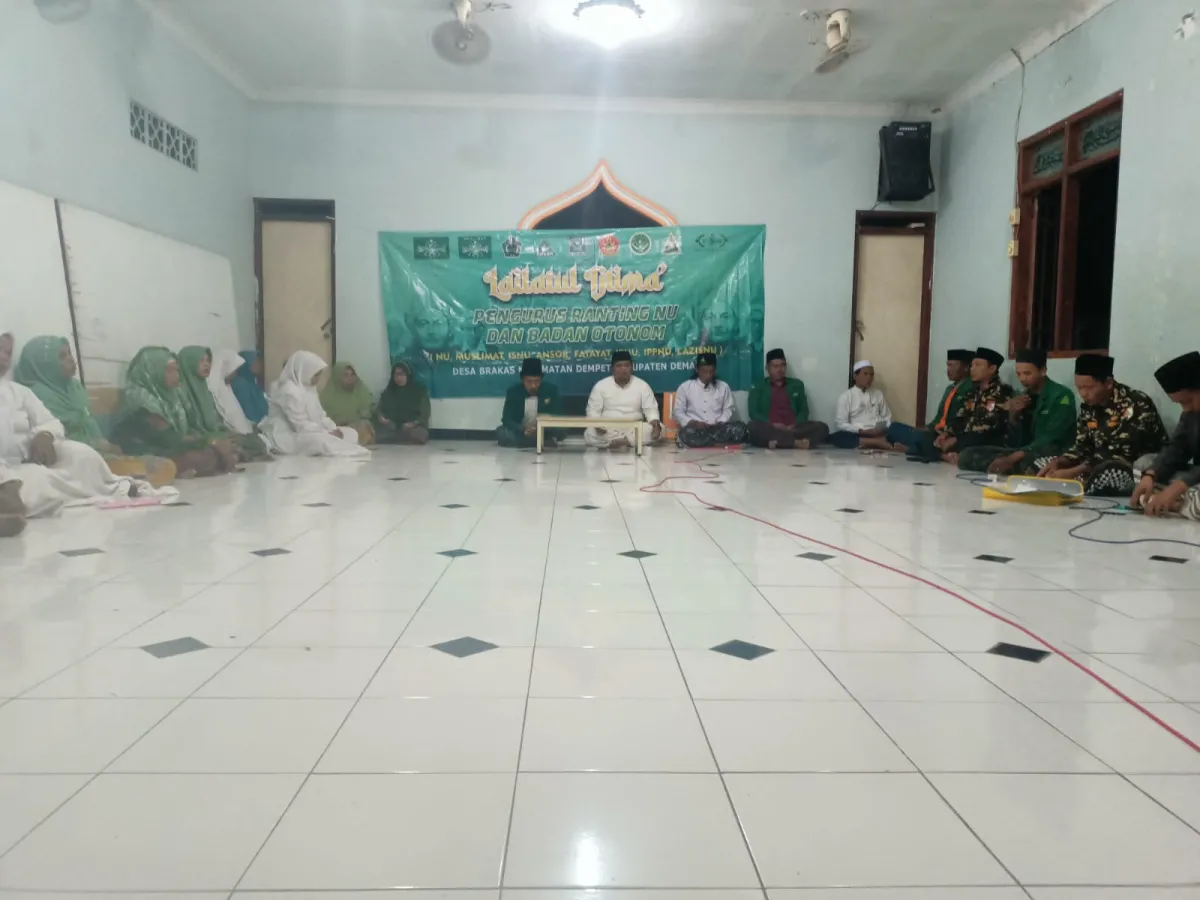 NU Ranting Brakas Gelar Selapanan Ngaji Selapanan Sekaligus Sarana Konsolidasi