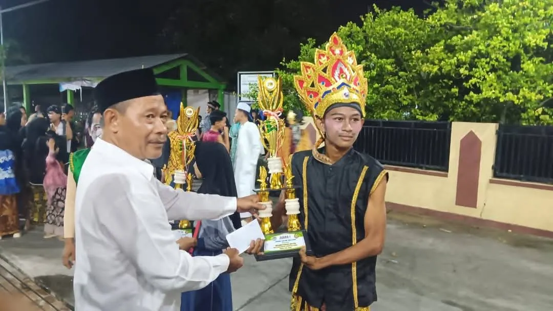 Semarak, Lomba Takbir Keliling Desa Tempuran Sambut Hari Kemenangan