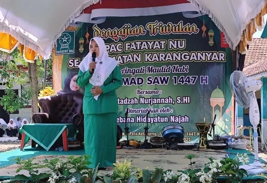 Ketua Fatayat NU Karanganyar Demak Ajak Kader Ikuti LKD