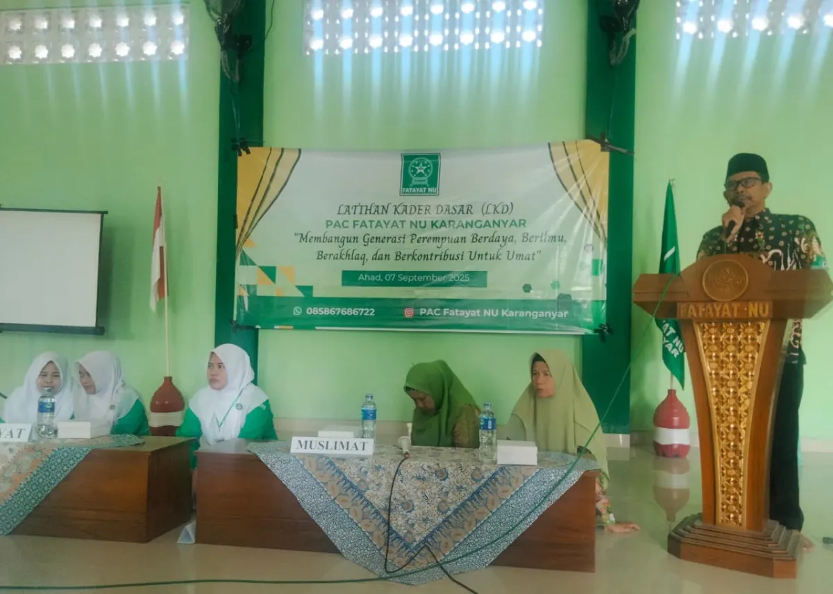 MWC NU Karanganyar Demak Ajak Kader Fatayat Jaga Lingkungan dari Paham Menyimpang