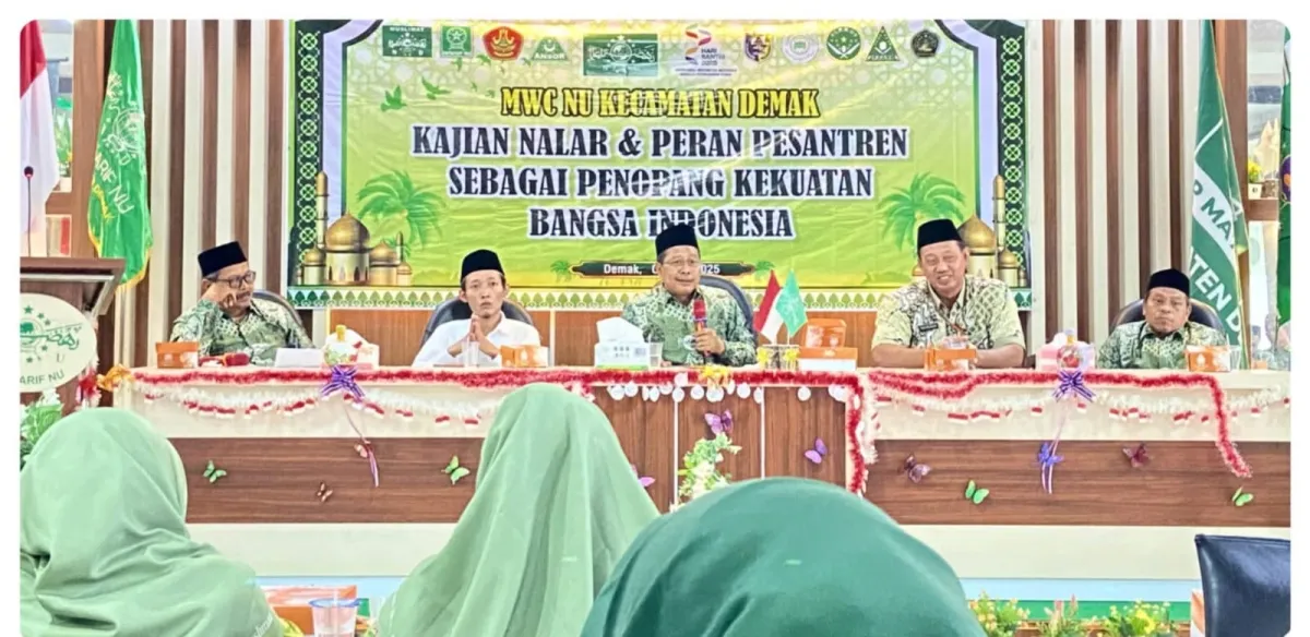 MWC NU Demak Gelar Kajian Nalar Peran Pesantren sebagai Penopang Kekuatan Bangsa
