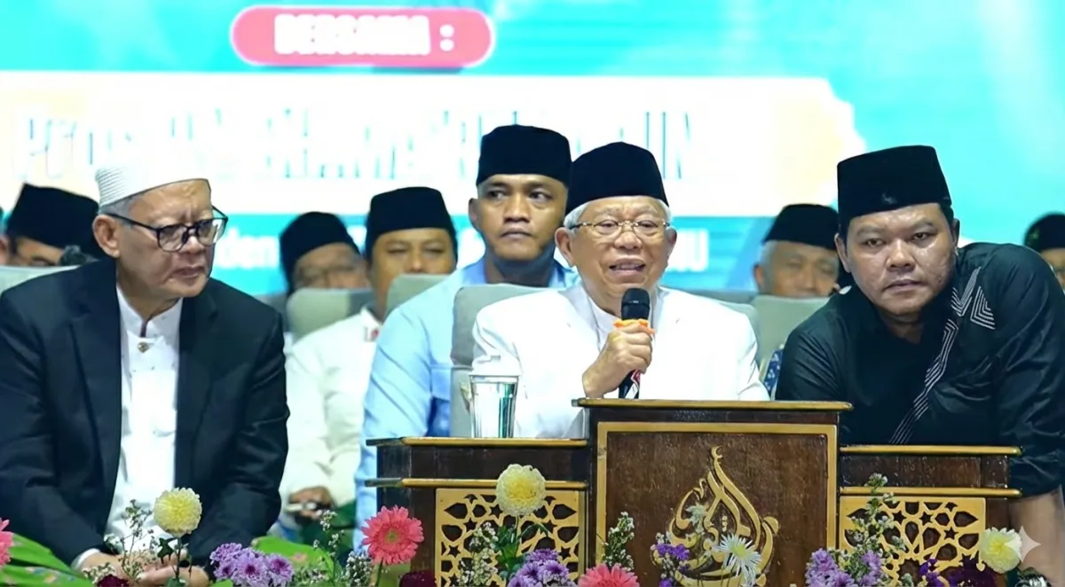 Harlah NU Ke-100 di Demak, KH Ma'ruf Amin Tekankan Tanggung Jawab Keagamaan dan Kebangsaan
